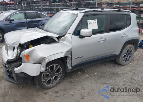 2016 Jeep Renegade Limited from USA, damaged, VIN ZACCJADT9GPC93146